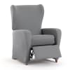 Bi-elastischer Relax-Stuhlbezug 60 - 75 cm, grau