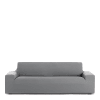 Funda de sofá 4 plazas bielástica gris 210 - 240 cm