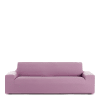 Funda de sofá 4 plazas bielástica rosa 210 - 240 cm