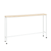 Table console effect bois cadre en fer