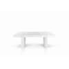 Tavolo in legno bianco consumato allungabile 180x100 cm - 480x100 cm