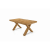 Tavolo in legno rovere nodato allungabile 160x90 cm - 410x90 cm