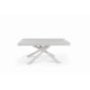Tavolo in legno bianco consumato allungabile 180x100cm - 280x100cm