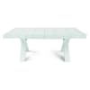 Tavolo in legno bianco consumato allungabile 180x100 cm - 480x100 cm