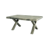 Tavolo in legno invecchiato allungabile 180-280x90 cm