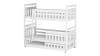 Kinderbett Kiefernholz Weiß 80x180