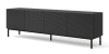Mueble para TV efecto madera Negro