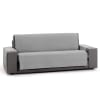 Funda cubre sofá protector liso 190 cm gris oscuro