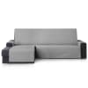 Protector cubre sofá chaiselongue izquierdo 240 gris oscuro