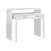 Bureau effet bois blanc 98x36 cm