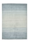 Tappeto degradato di colore in lana grigia - 90x160 cm
