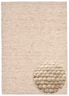 Alfombra tejida a mano de lana virgen - Beige oscuro 170x240 cm