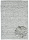 Alfombra tejida a mano de lana virgen - Gris natural 170x240 cm