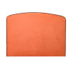 Tête de lit en tissu orange 145 cm