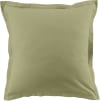 Taie d'oreiller coton verveine 63x63 cm