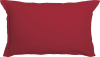 Taie d'oreiller coton rouge 50x70 cm