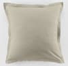 Taie d'oreiller coton latte 63x63 cm