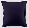 Taie d'oreiller coton bleu impérial 63x63 cm