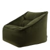 Riesen Sitzsack-Sessel, Samt, Grün Olive