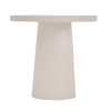 Table à manger du microciment couleur blanc 180 cm