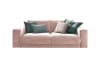2-Sitzer Sofa aus Cord, rosa