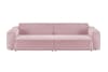 Sofa aus Feincord, rosa