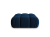 Pouf in velluto, blu reale