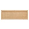 Tête de lit en bois de pin et cannage couleur chéri 140x60cm
