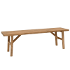 Banc en bois de sapin vieilli 115x45cm