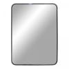 Miroir rectangulaire 70x50cm contour métal or