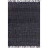 Tapis design en jute bleu marine 120x170 cm