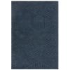 Tapis de salon en laine bleu 120x170 cm