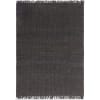 Tapis design en jute noir 120x170 cm