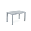 Tavolo da pranzo allungabile Grigio gambe legno 8 posti cm210x80 76h