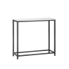 Table console cadre en métal noir