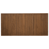 Tête de lit en bois de pin en teinte vieilli de 160x80cm
