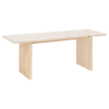 Banc en bois de pin naturel 120x45cm