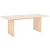 Table de salle à manger en bois naturel 140x75