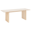 Table basse en bois de sapin naturel 120cm