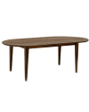 Mesa de comedor de madera maciza nogal 220x80cm