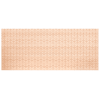 Cabecero de madera natural estampado de 130x80cm