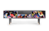 Mueble de TV multicolores 2 cajones y 1 puerta L 170 cm