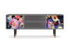 Mueble de TV multicolores 2 puertas L 170 cm