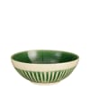 Ciotola in ceramica verde D.16,5