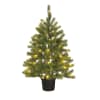 Sapin de noël artificiel LED en pot H90