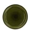 Piatto in ceramica verde D.27,5