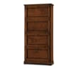Scarpiera in legno tinta noce 79x30x170