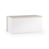 Container-Box Holzeffekt weiße eiche 93x45 cm