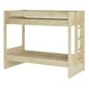 Lit superposé avec matelas bois massif 90x190 cm