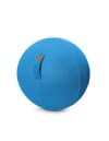 Balle d'assise gonflable 75cm enveloppe tissu mesh bleu